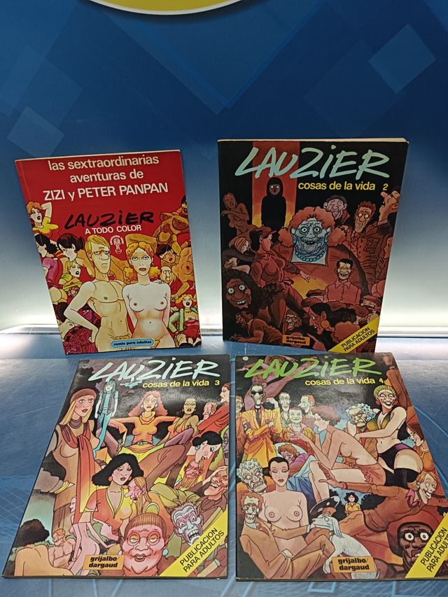 lote de comics , LAUZIER. COSAS DE LA VIDA -2-3-4-GRIJALBO 1981. + Las Sextraordinarias aventuras..