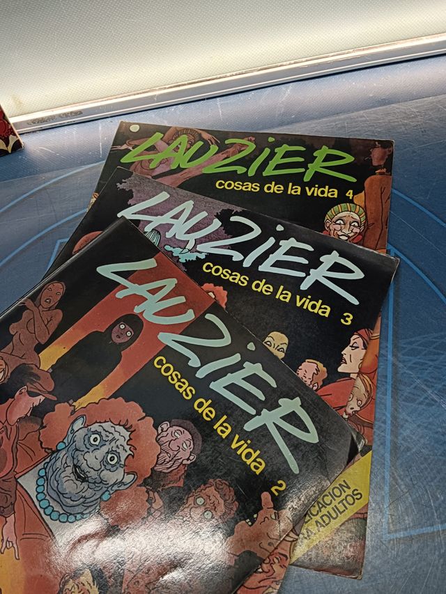 lote de comics , LAUZIER. COSAS DE LA VIDA -2-3-4-GRIJALBO 1981. + Las Sextraordinarias aventuras..