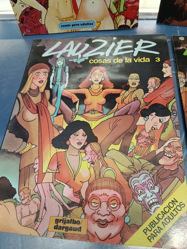 lote de comics , LAUZIER. COSAS DE LA VIDA -2-3-4-GRIJALBO 1981. + Las Sextraordinarias aventuras..