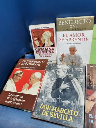12 LIBROS ECLESIÁSTICOS, RELIGIÓN CATÓLICA, PABLO IV, EL AMOR SE APRENDE, DE JUAN PABLO I A JUAN PABLO II y mas