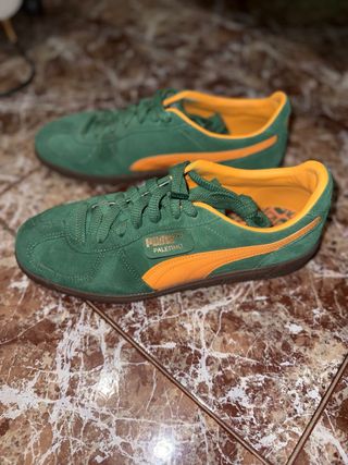 Puma Palermo Verde/Naranja Talla 44.5