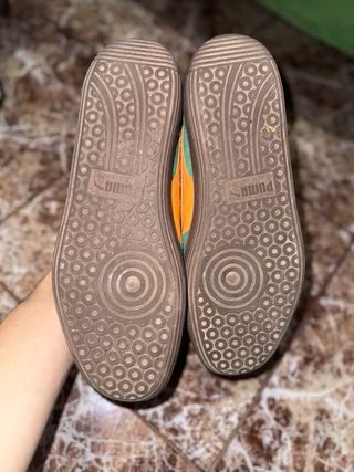 Puma Palermo Verde/Naranja Talla 44.5