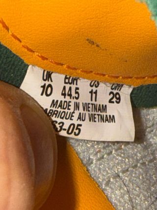 Puma Palermo Verde/Naranja Talla 44.5