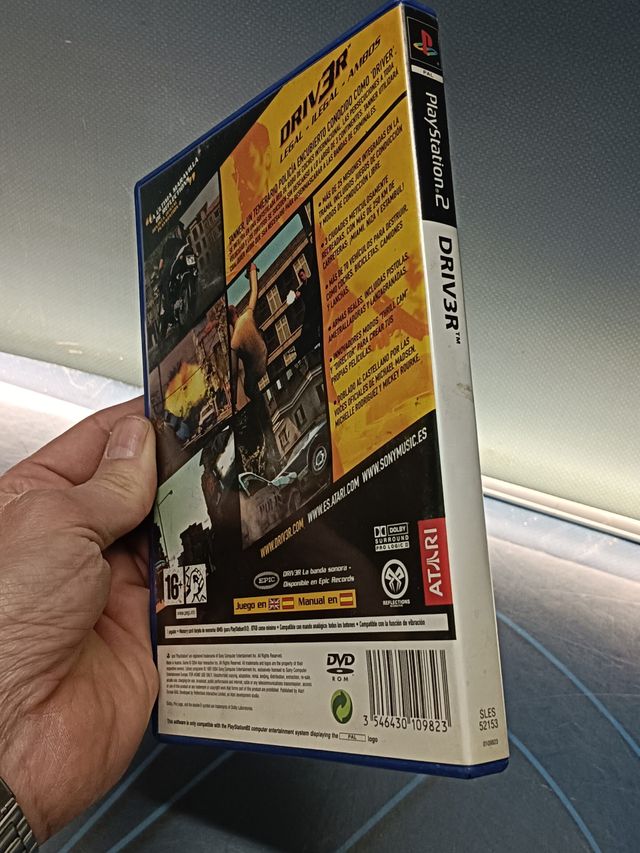 videojuego playstation 2, Driver 3 Driv3r PS2 completo