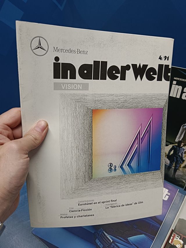 6 REVISTAS catálogos, MERCEDES-BENZ IN ALLER WELT Nº 91-203-204-210-214-221