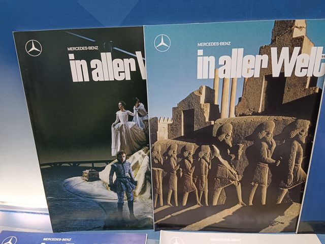 6 REVISTAS catálogos, MERCEDES-BENZ IN ALLER WELT Nº 91-203-204-210-214-221