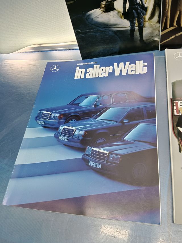 6 REVISTAS catálogos, MERCEDES-BENZ IN ALLER WELT Nº 91-203-204-210-214-221