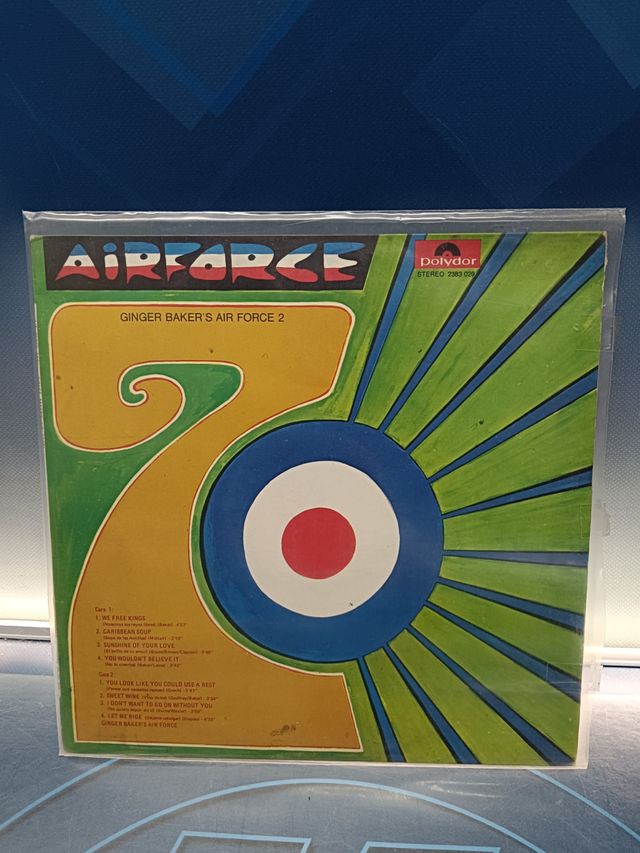 disco LP, vinilo, Ginger Baker's Air Force – Air Force 2 , LP, Album 1970, Spain