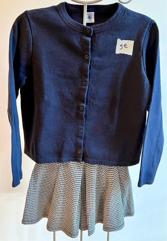 Chaqueta azul marino Petit Bateau 12 años