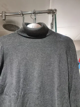 Jersey Ralph Lauren cuello alto gris