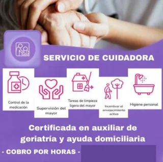 Cuidadora de personas mayores