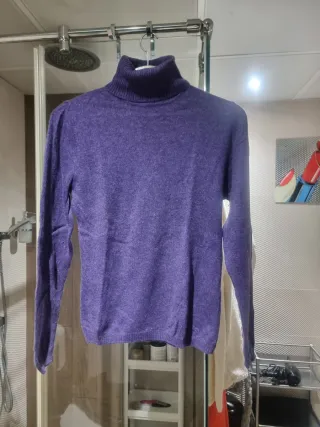 Jersey cuello alto morado Guitare
