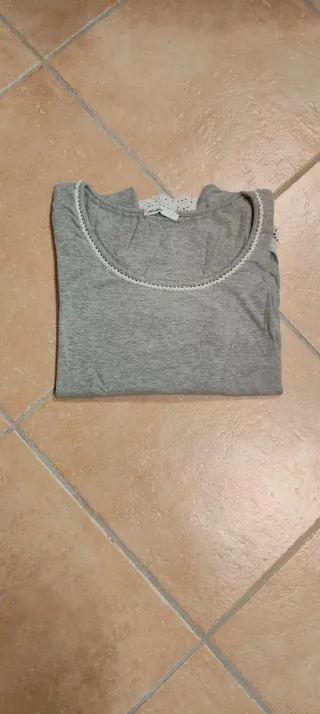 Maglietta a manica lunga grigia Subdued