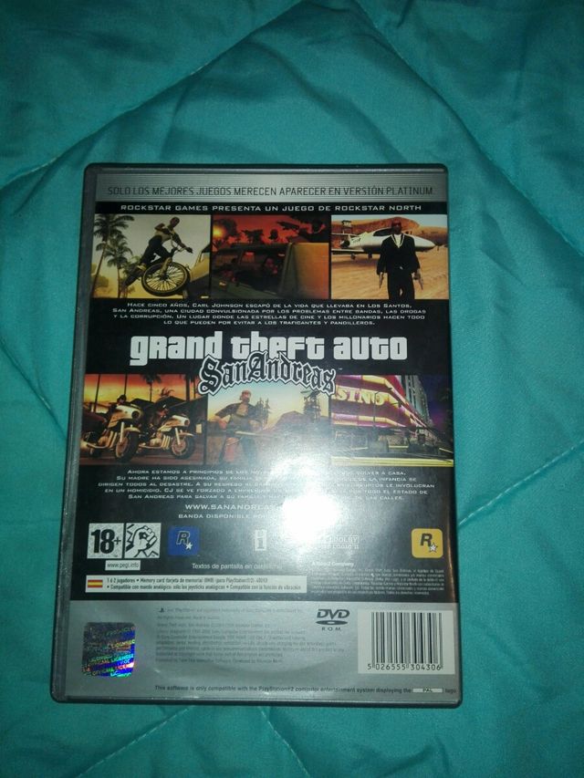 Grand Theft Auto: San Andreas PS2 Platinum
