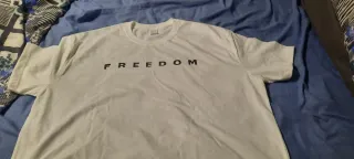 Camiseta FREEDOM blanca