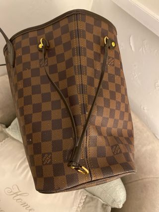 Bolso Louis Vuitton Cuadros Marrón