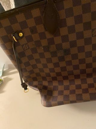 Bolso Louis Vuitton Cuadros Marrón