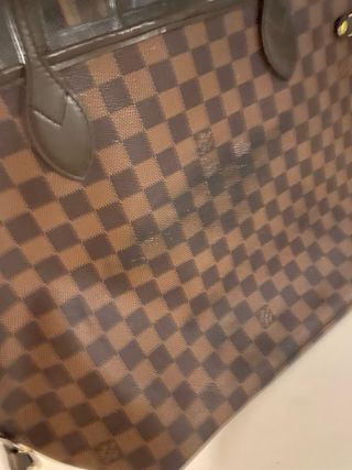 Bolso Louis Vuitton Cuadros Marrón