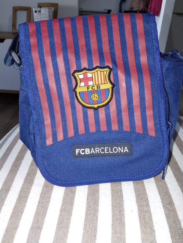 Bolso FC Barcelona Hombre Azul/Rojo