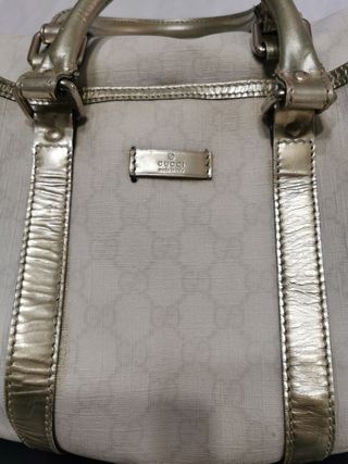 Borsa Gucci Boston Joy Beige/Oro