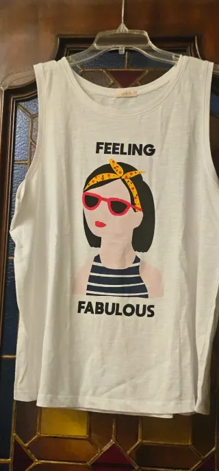 Camiseta sin mangas Feeling Fabulous