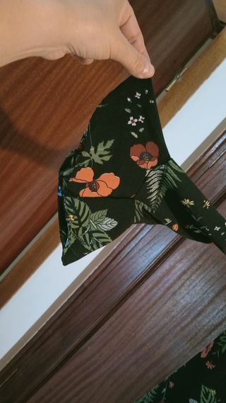 Vestido largo estampado floral