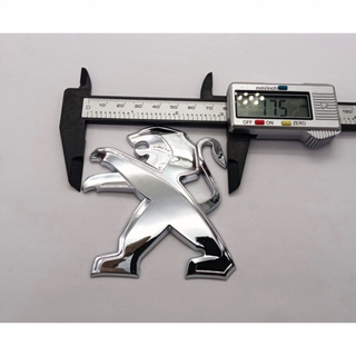 Emblema logo PEUGEOT cromado