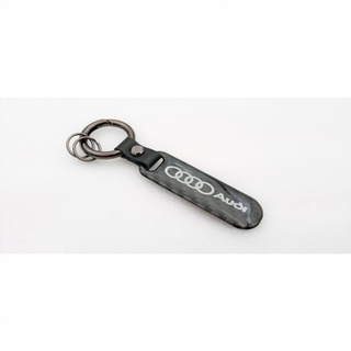 LLAVERO de CARBONO con LOGO AUDI Perfecto para re
