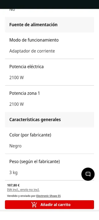 Vitro portátil Tefal