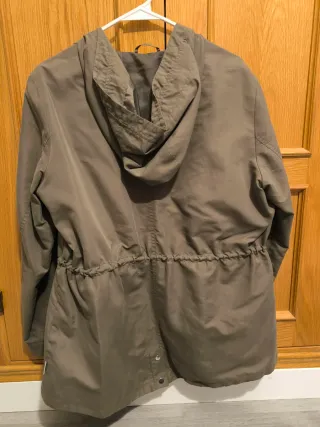 Parka mujer verde oliva