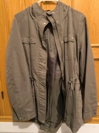 Parka mujer verde oliva