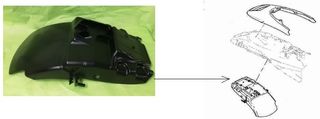 PASO DE RUEDA "MUDFLAP"H-D VRSC STREET ROD, V ROD