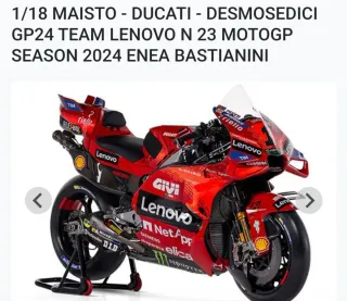 Prezzo per 1 modello 
Maisto Ducati  1:18