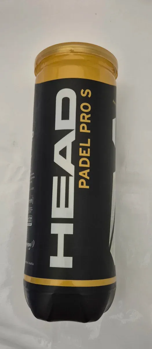 3 Pelotas de Pádel HEAD Padel Pro S