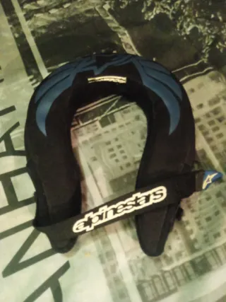 Collarín Alpinestars Moto Negro/Azul
