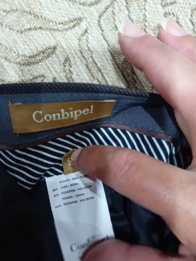 Abito uomo Conbipel marrone lana