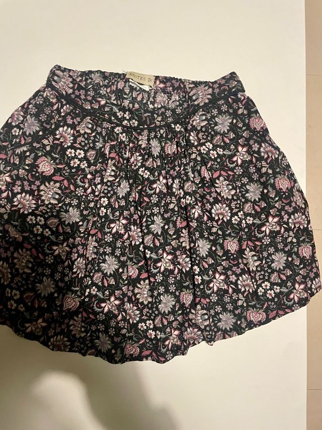 Falda niña Brotes floral