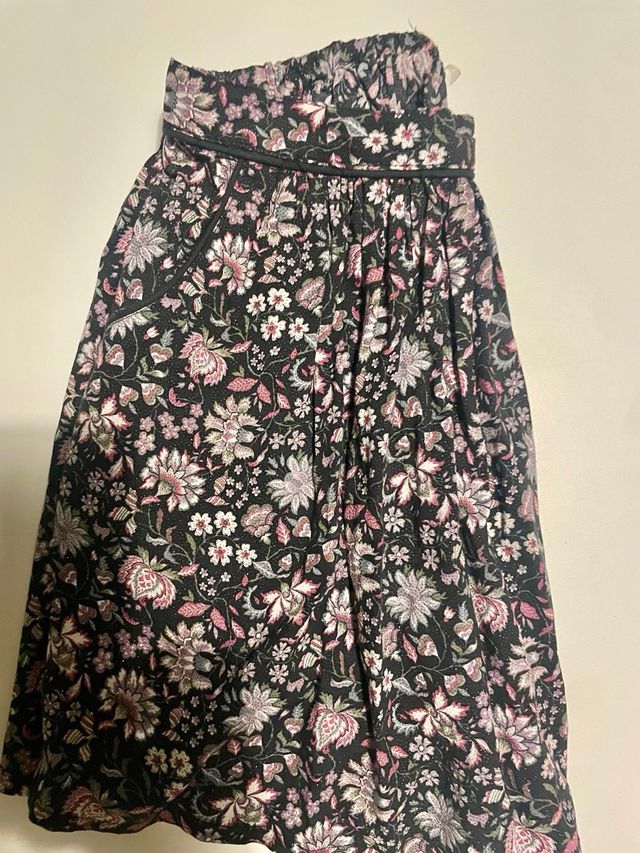 Falda niña Brotes floral