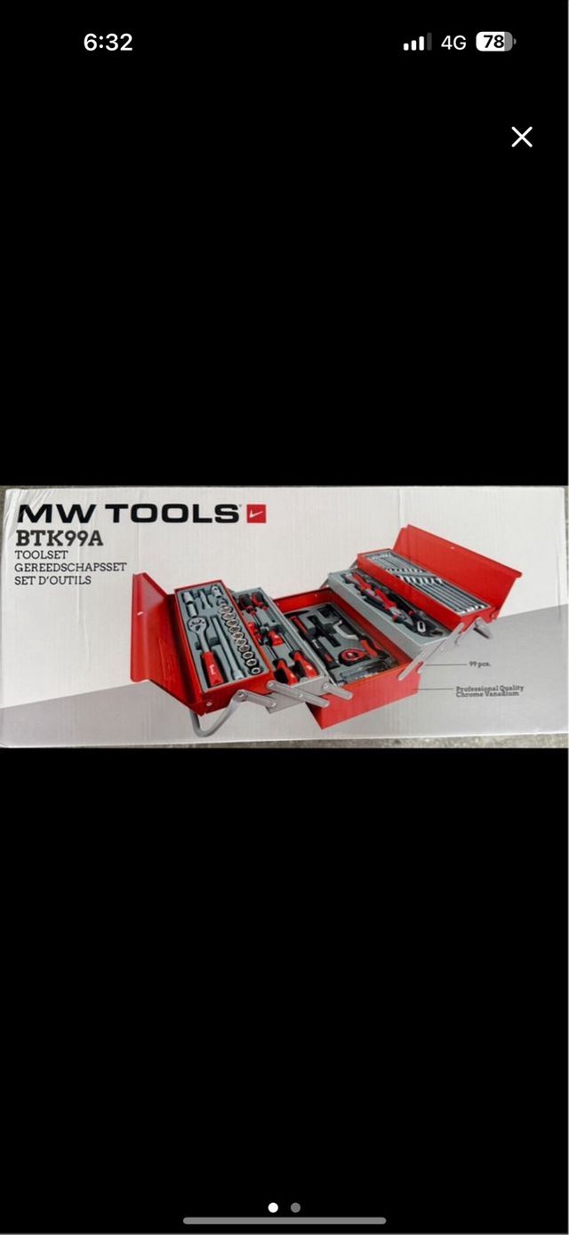 Caja Herramientas Metálica MW TOOLS BTK99A