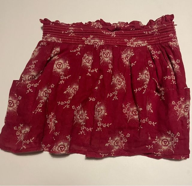 Falda estampada Nicoli niña con bolsillos