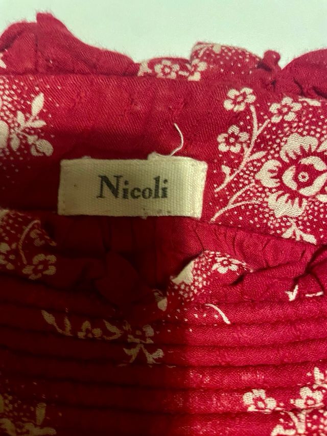 Falda estampada Nicoli niña con bolsillos