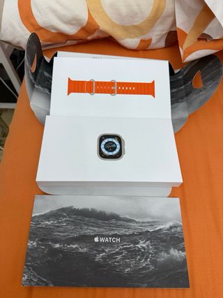Apple Watch Ultra 49mm Titanium naranja