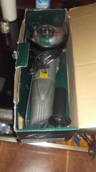 Amoladora Metabo 125-750W y en buenas condiciones