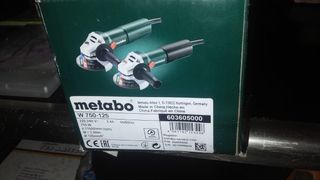 Amoladora Metabo 125-750W y en buenas condiciones