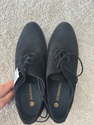 Zapatos de piel negros