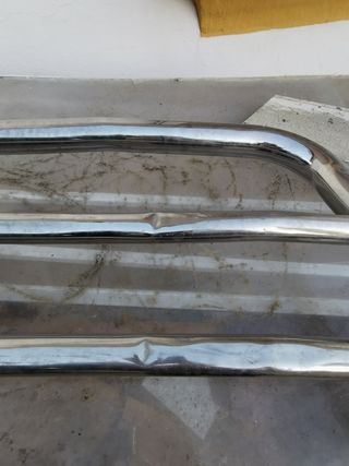 Bumper o defensa delantera cromada para coche