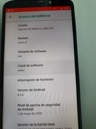 Motorola E5 Nero