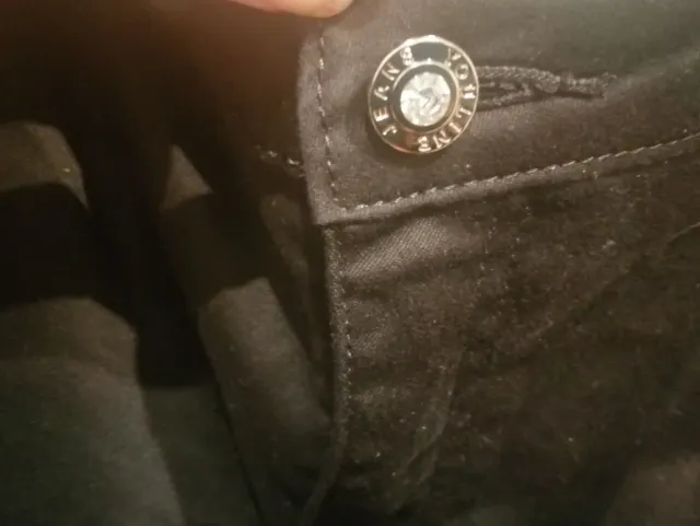 Pantalón elástico negro