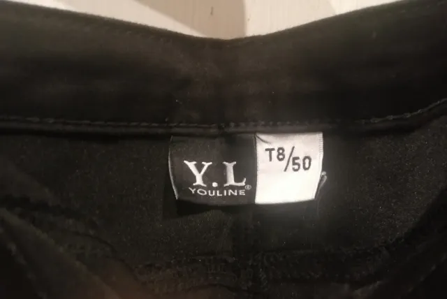 Pantalón elástico negro