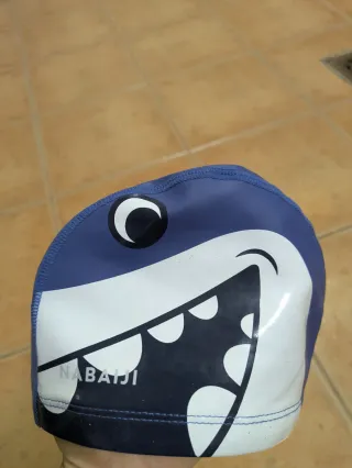 Gorro Natación Nabaiji Tiburón Niños Talla S